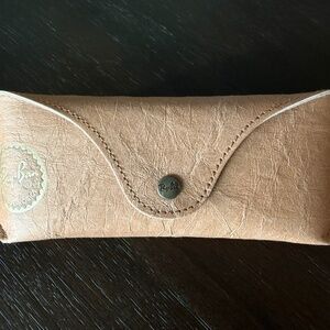 Ray-Ban Brown Faux Leather Sunglasses Case (CASE ONLY)
